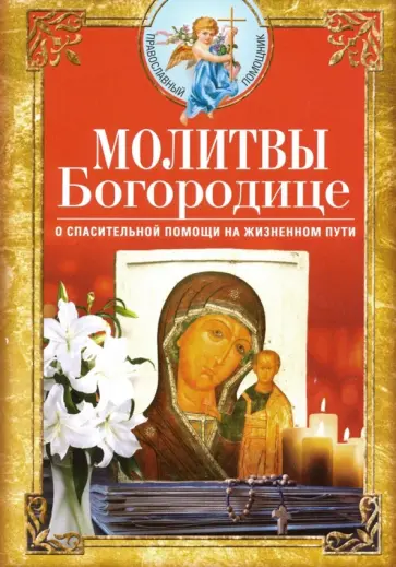 Молитвы Богородице о спасительной помощи на жизненном пути обложка книги