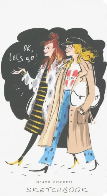 Блокнот для скетчей 112 листов, А6, 8 видов обложка книги