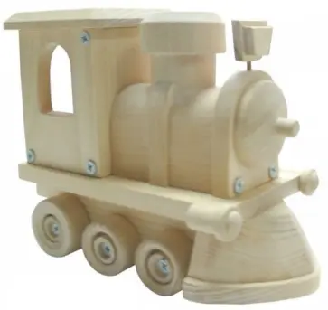 Деревянная игрушка "Локомотив" (SW001) обложка книги