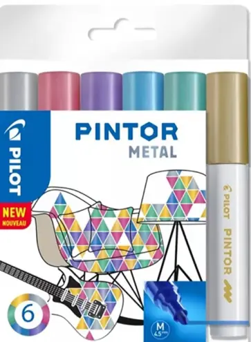 Маркеры "Pintor Metal" (6 цветов) (M-S6) обложка книги