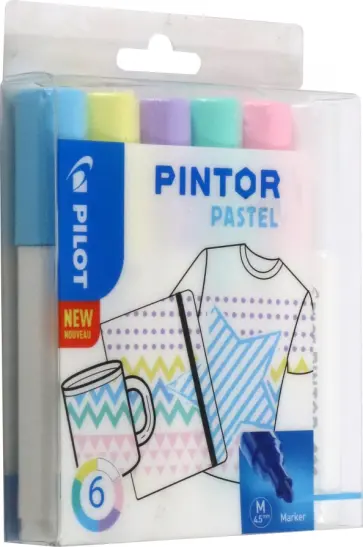 Маркеры "Pintor Pastel" (6 цветов) Маркеры "Pintor Pastel" (6 цветов) обложка книги