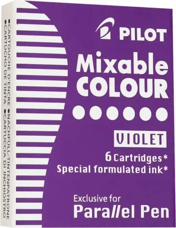 Картриджи для ручки "Parallel Pen" (6 штук, фиолетовый) (IC-P3-S6-V) Картриджи для ручки "Parallel Pen" (6 штук, фиолетовый) (IC-P3-S6-V) обложка книги