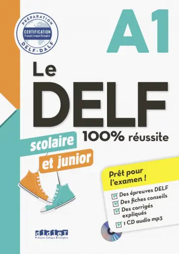 Romain Chretien - Nouveau DELF scolaire et junior A1 + CD обложка книги
