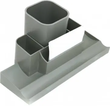 Подставка д/канцелярских принадлежностей TURRET, серый (M-1889) обложка книги