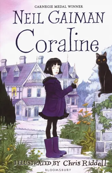 Neil Gaiman - Coraline обложка книги