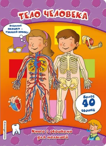 Тело человека (книги с окошками) обложка книги