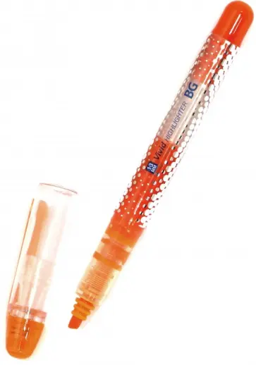 Текстмаркер с жидкими чернилами "Vivid" (1-3 мм, оранжевый) (TM_j 6186) обложка книги