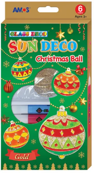 Набор витражных красок с витражами "Новогодний 3" (22940) обложка книги