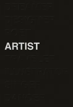 Ежедневник недатированный "Artist" (А5, твердый переплет, 224 страницы, черный) обложка книги