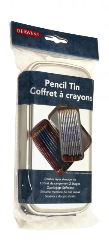 Пенал для графических материалов, металлический обложка книги