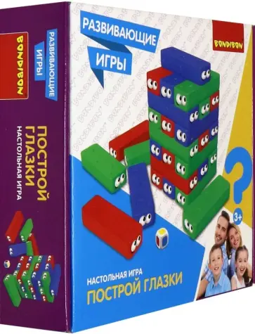 Игра обучающая "Построй глазки" (ВВ4151) обложка книги