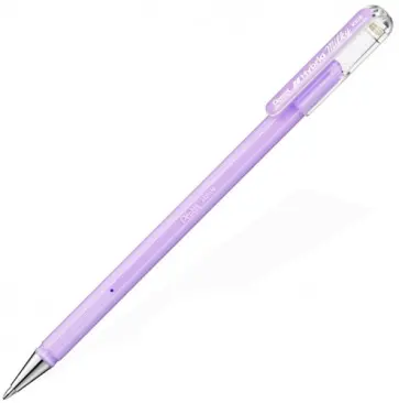 Ручка гелевая 0.8 мм "Hybrid Milky" пастельный фиолетовый (K108-PV) Ручка гелевая 0.8 мм "Hybrid Milky" пастельный фиолетовый (K108-PV) обложка книги