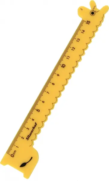 Линейка Zoo, 15 см, пластиковая, в ассортименте обложка книги