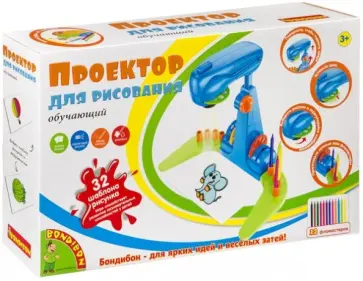 Проектор для рисования обучающий (32 шаблона) (ВВ4110) обложка книги