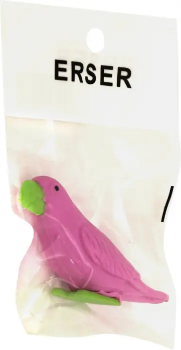 Ластик "Цветные попугаи" (Л-6382) обложка книги