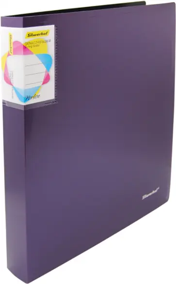 Папка на 2 кольцах "Perlen" сиреневый металлик (271957-73) обложка книги