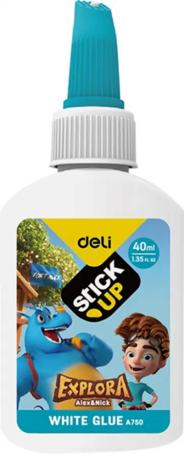 Клей ПВА детский "Explora" (60 мл, в ассортименте) (EA75100) обложка книги