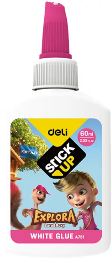 Клей ПВА детский "Explora" (60 мл, в ассортименте) (EA75100) обложка книги