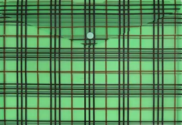 Конверт на кнопке А4, Клетка зеленая (PK801AGRN) обложка книги