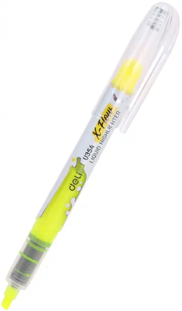 Текстовыделитель "Deli X-flow" (жидкие чернила, желтый) (EU35470) Текстовыделитель "Deli X-flow" (жидкие чернила, желтый) (EU35470) обложка книги