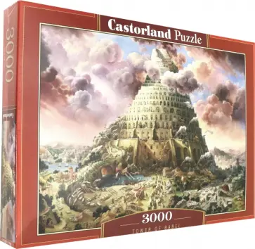 Puzzle-3000 "Вавилонская башня" (C-300563) обложка книги