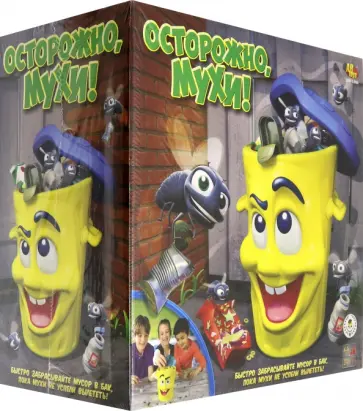 Игра настольная "Осторожно, мухи!",  (30413.006) обложка книги
