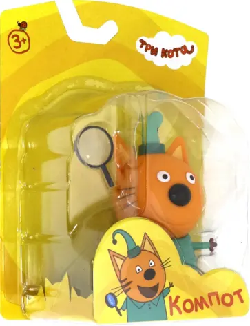 Фигурка пластиковая "Три кота. Компот", 7,6 см (Т16177) обложка книги