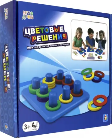 Игра настольная "Цветовые решения" (Т16695) обложка книги