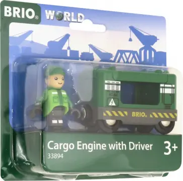 Игровой набор "Грузовой вагон с машинистом" (33894) обложка книги