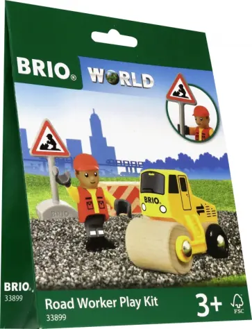 Набор "Дорожные работы" (4 элемента) (33899) обложка книги