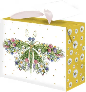 Пакет-коробка "Бабочка" (22,5x13,5x20 см) (81280) обложка книги