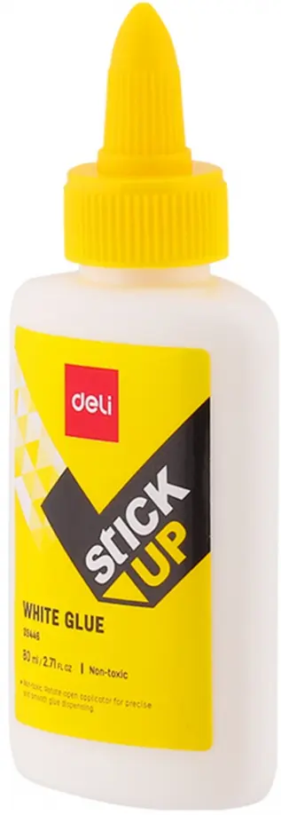 Клей ПВА "Deli" (80 мл) (E39446) обложка книги