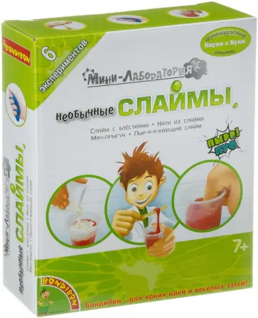 Французские опыты. Мини-лаборатория. Необычные Слаймы (3007) обложка книги