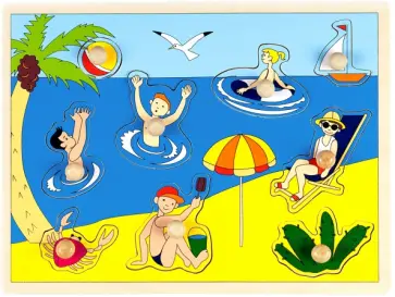 Рамка-вкладыш "На пляже" (5125) Рамка-вкладыш "На пляже" (5125) обложка книги