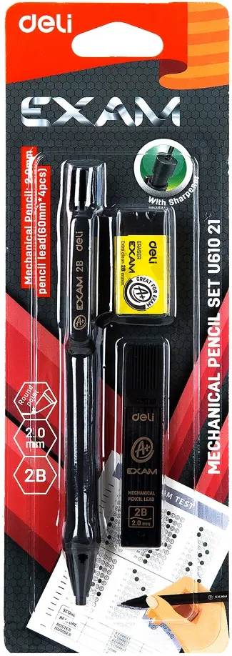 Карандаш механический, 2.0мм, Deli (EU61021) обложка книги