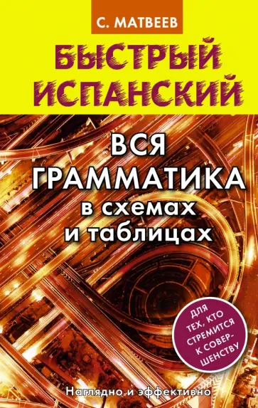 Сергей Матвеев - Быстрый испанский. Вся грамматика в схемах и таблицах обложка книги
