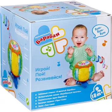 Музыкальный барабан Play Smart (0932/Б45636) обложка книги
