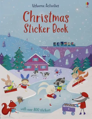 Lucy Bowman - Christmas sticker book обложка книги