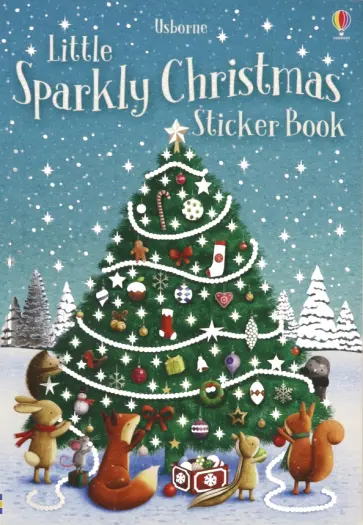 Little Sparkly Christmas Sticker book обложка книги