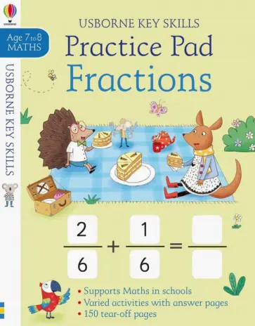 Tudhope, Bathie - Fractions Practice Pad (age 7-8) обложка книги
