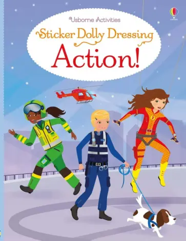Fiona Watt - Sticker Dolly Dressing: Action! обложка книги