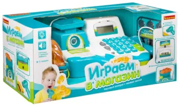 Набор игровой "Играем в магазин, с кассовым аппаратом" (ВВ4123) Набор игровой "Играем в магазин, с кассовым аппаратом" (ВВ4123) обложка книги