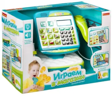 Набор игровой "Играем в магазин, с кассовым аппаратом" (ВВ4125) Набор игровой "Играем в магазин, с кассовым аппаратом" (ВВ4125) обложка книги