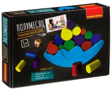 Игра-баланс развивающая "Полумесяц" (ВВ4181) обложка книги