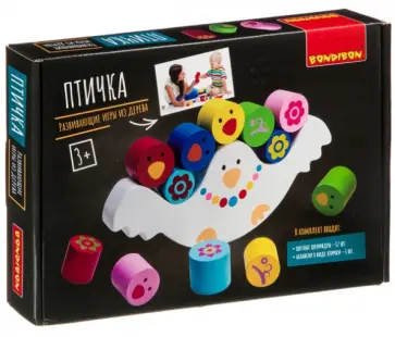 Игра развивающая. Игра-баланс "Птичка" (ВВ4195) обложка книги