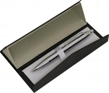 Ручка шариковая автоматическая OSLO металлическая серебристая (M-7400-70) Ручка шариковая автоматическая OSLO металлическая серебристая (M-7400-70) обложка книги