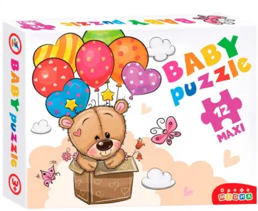 Baby Puzzle. Мишка и воздушные шары (3844) Baby Puzzle. Мишка и воздушные шары (3844) обложка книги