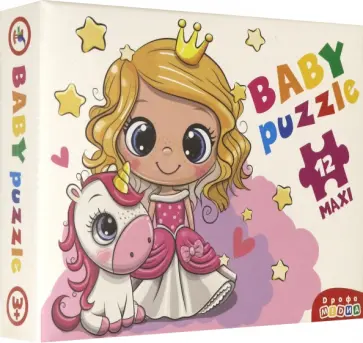 Baby Puzzle. Принцесса и единорог (3847) Baby Puzzle. Принцесса и единорог (3847) обложка книги