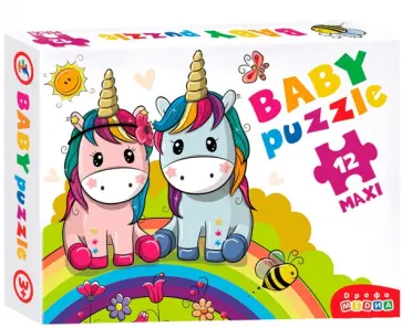 Baby Puzzle. Радужные единороги (3848) Baby Puzzle. Радужные единороги (3848) обложка книги