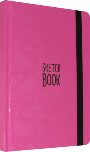 Скетчбук А5 "Единороги" (розовый), розовые листы обложка книги